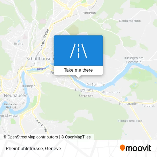 Rheinbühlstrasse map