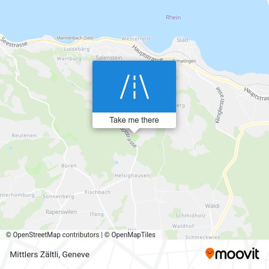 Mittlers Zältli map