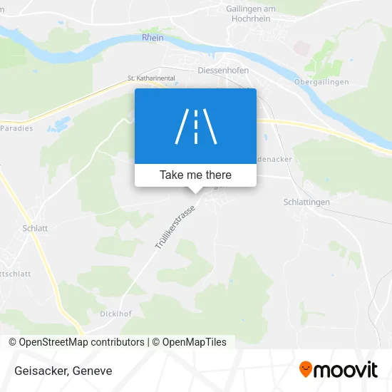 Geisacker map