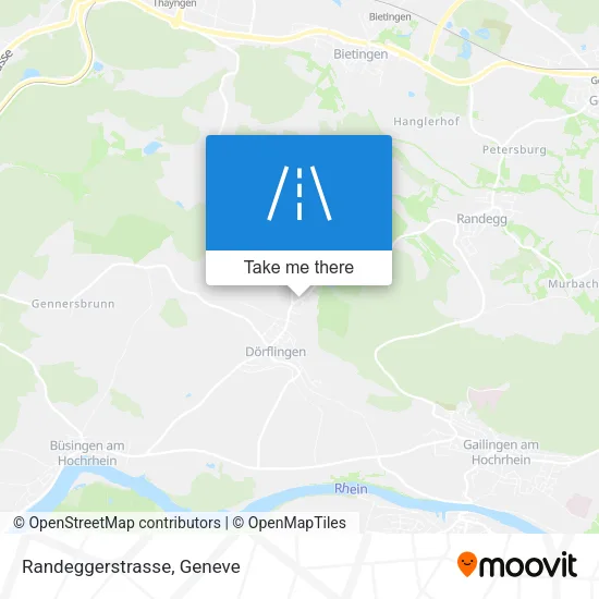 Randeggerstrasse map