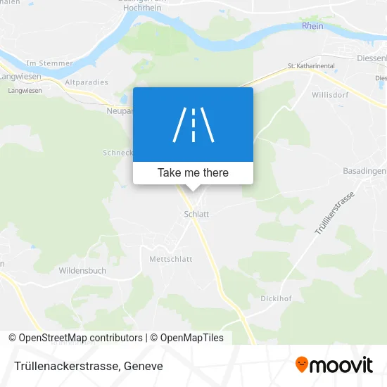 Trüllenackerstrasse map