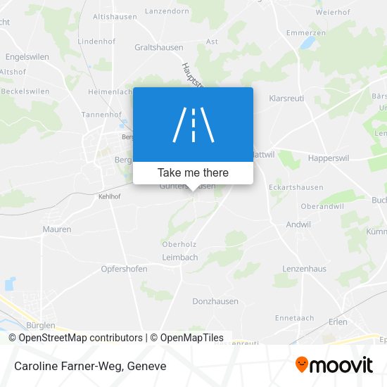 Caroline Farner-Weg map