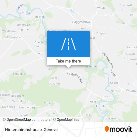 Hinterchirchstrasse map