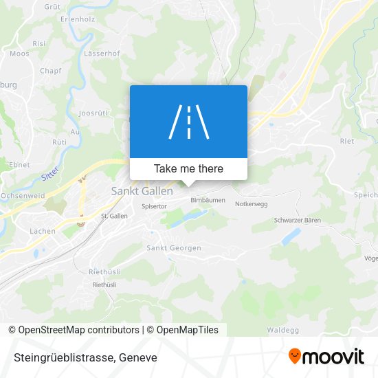 Steingrüeblistrasse map
