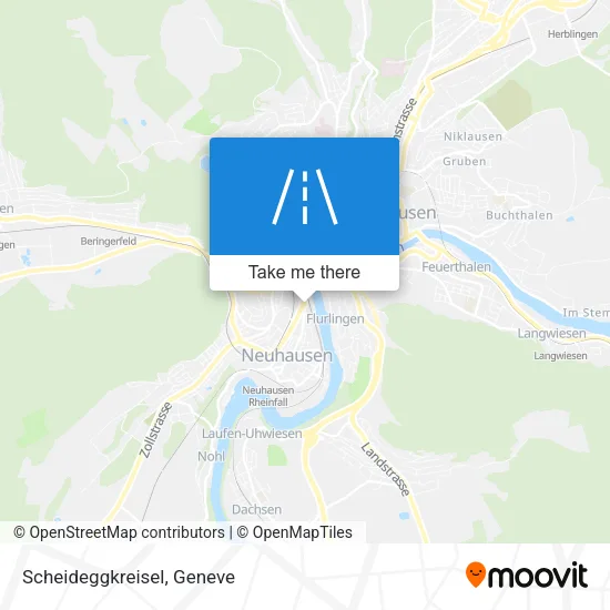 Scheideggkreisel map