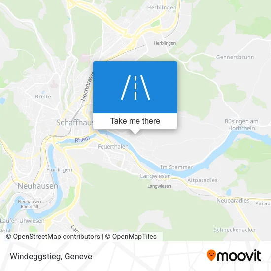 Windeggstieg map