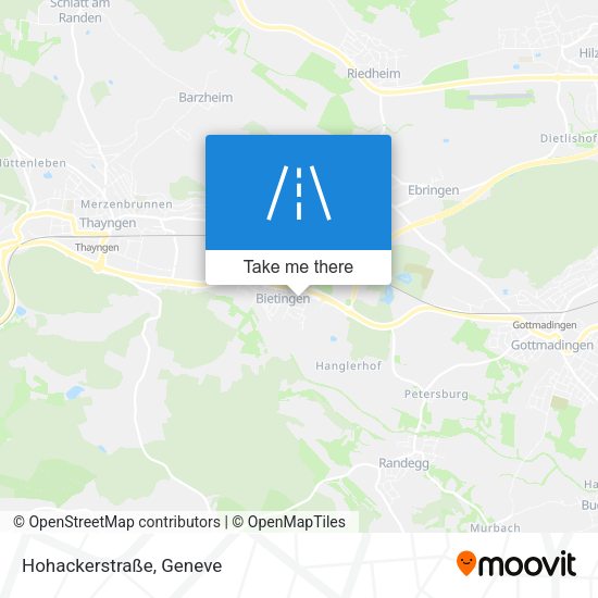 Hohackerstraße map