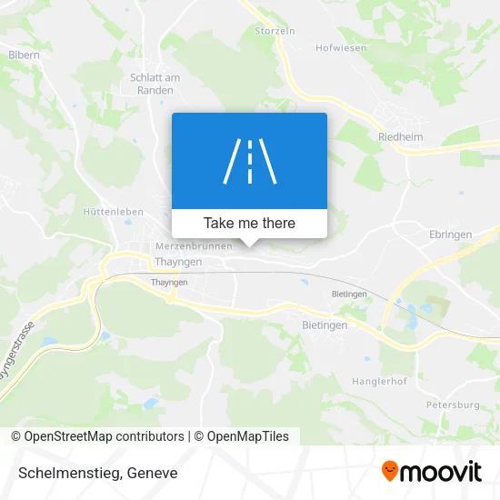 Schelmenstieg map