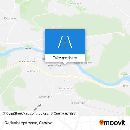 Rodenbergstrasse map