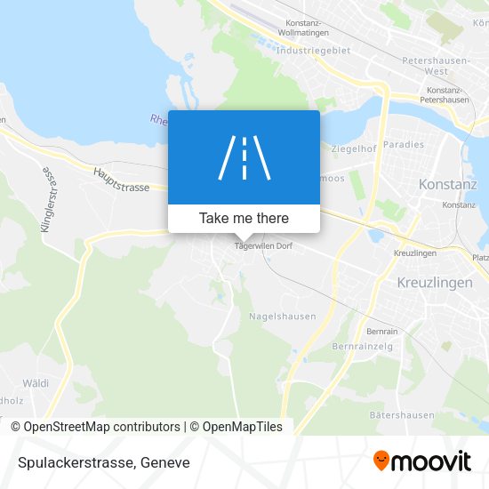 Spulackerstrasse map