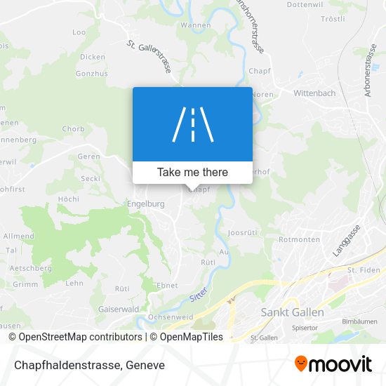 Chapfhaldenstrasse map