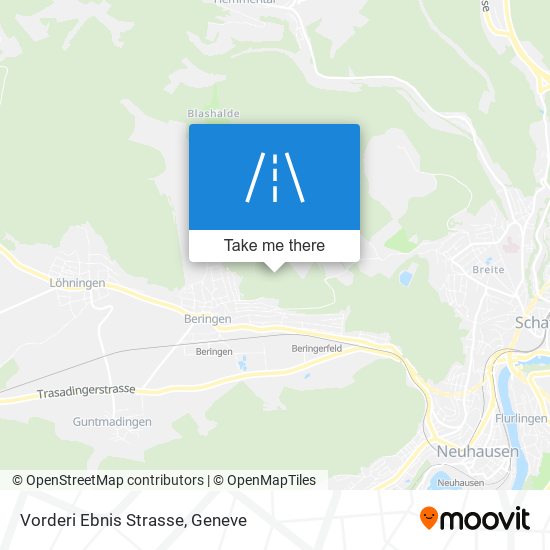 Vorderi Ebnis Strasse map