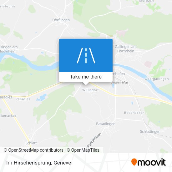 Im Hirschensprung map