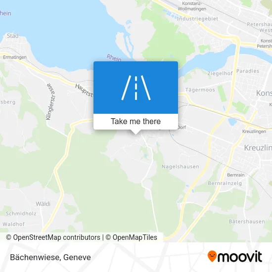 Bächenwiese map