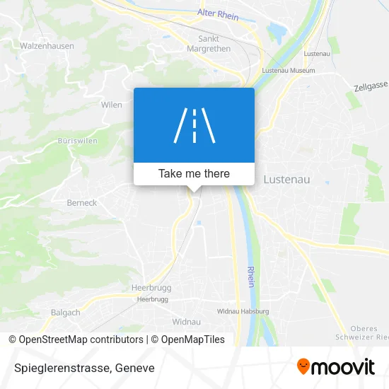 Spieglerenstrasse map