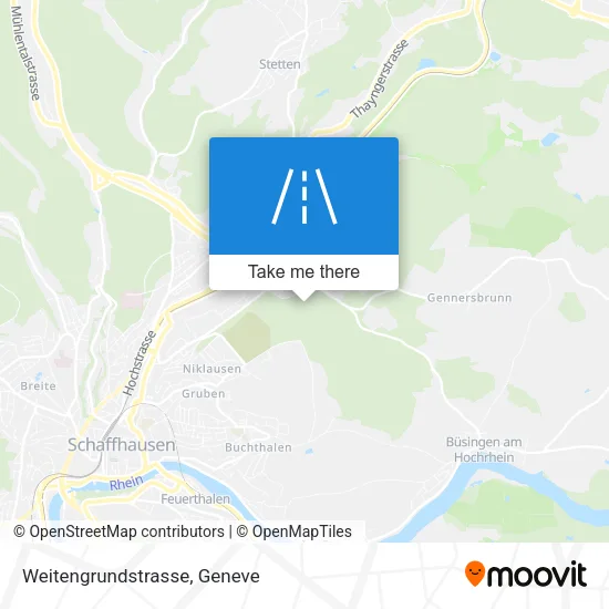 Weitengrundstrasse map