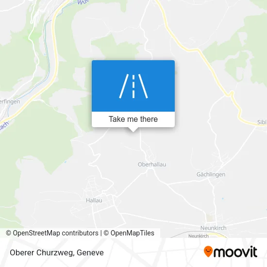 Oberer Churzweg map
