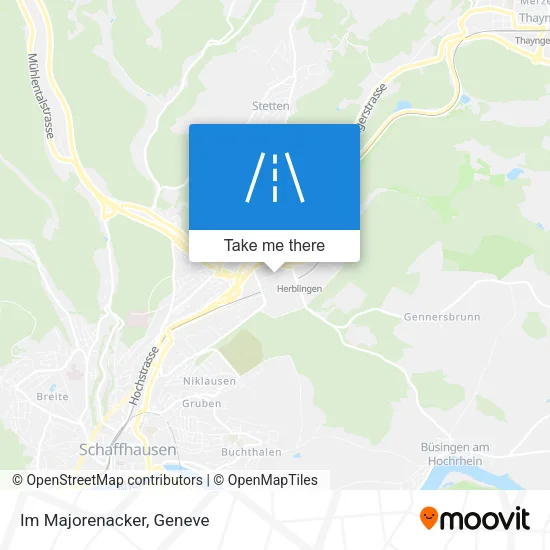 Im Majorenacker map