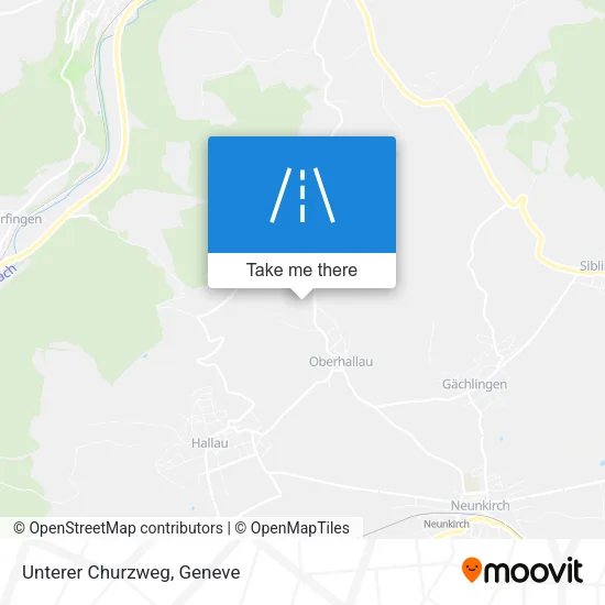 Unterer Churzweg map