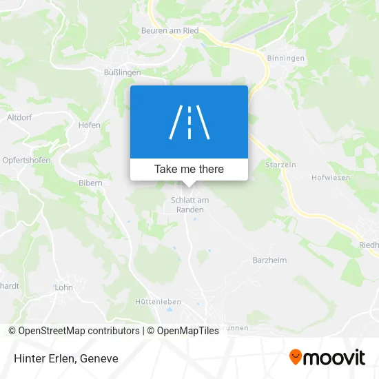 Hinter Erlen map