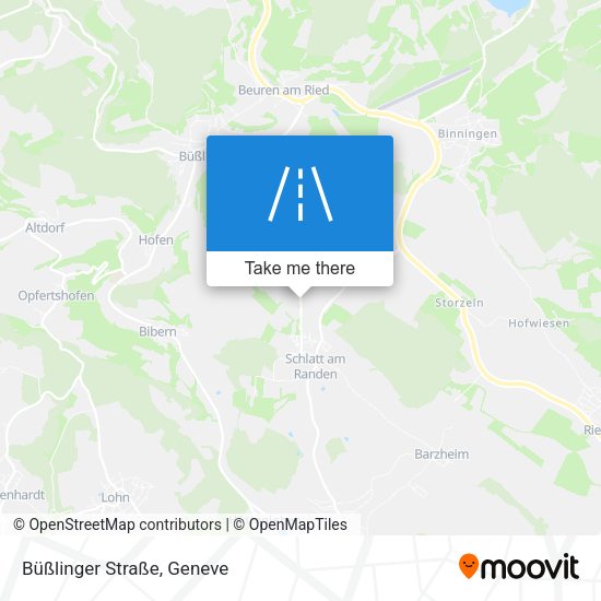 Büßlinger Straße map