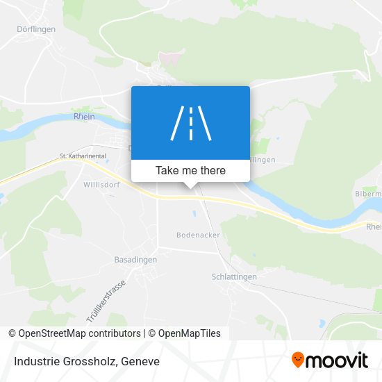 Industrie Grossholz map