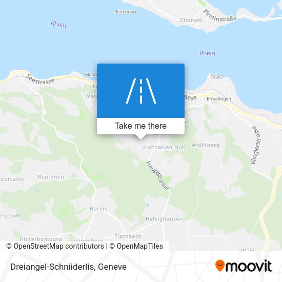 Dreiangel-Schniiderlis map