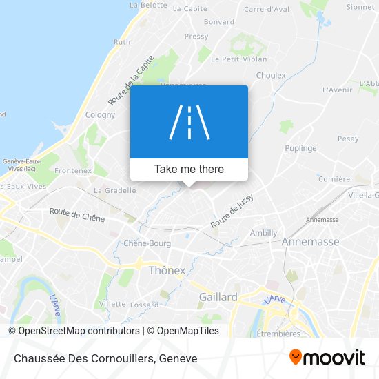 Chaussée Des Cornouillers map