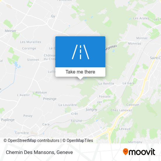 Chemin Des Mansons map