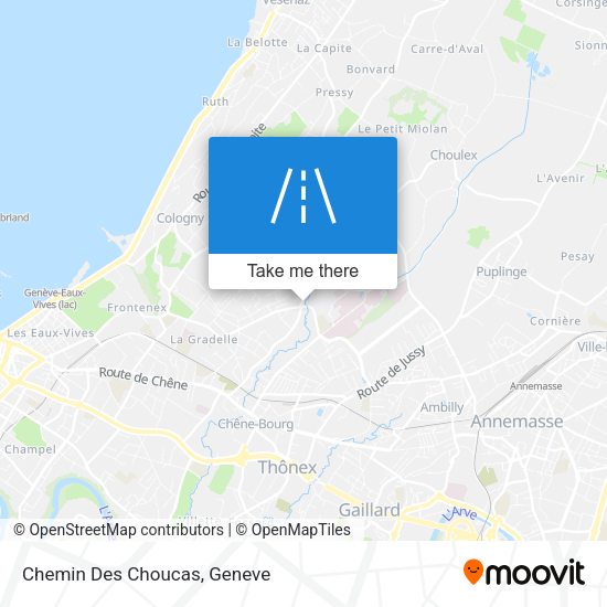 Chemin Des Choucas map