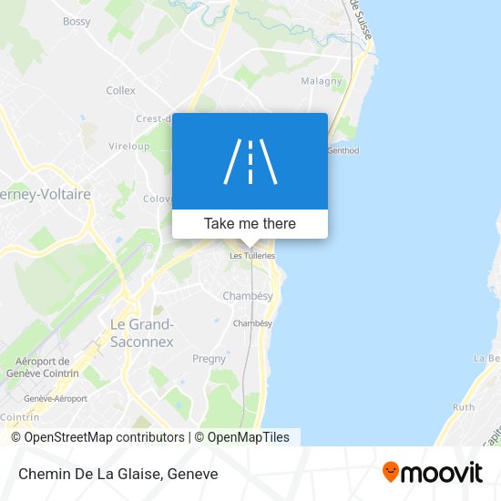 Chemin De La Glaise map