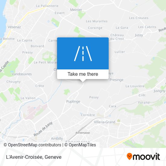 L'Avenir-Croisée map