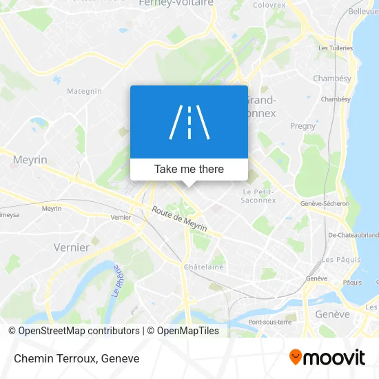 Chemin Terroux map