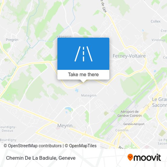 Chemin De La Badiule map