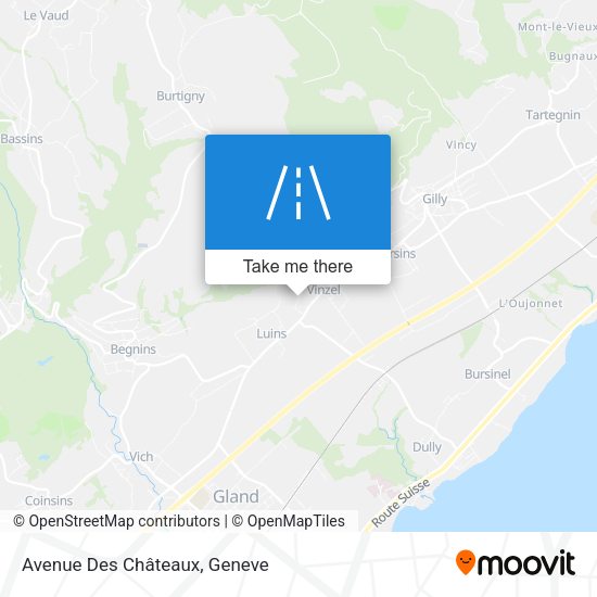 Avenue Des Châteaux map