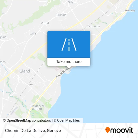 Chemin De La Dullive map