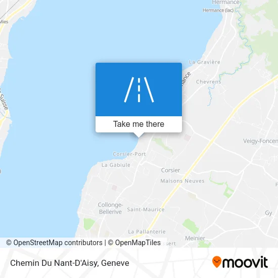 Chemin Du Nant-D'Aisy map