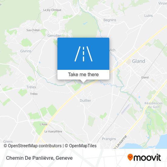Chemin De Panlièvre map