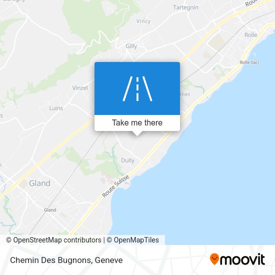 Chemin Des Bugnons map