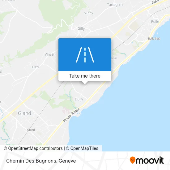 Chemin Des Bugnons map