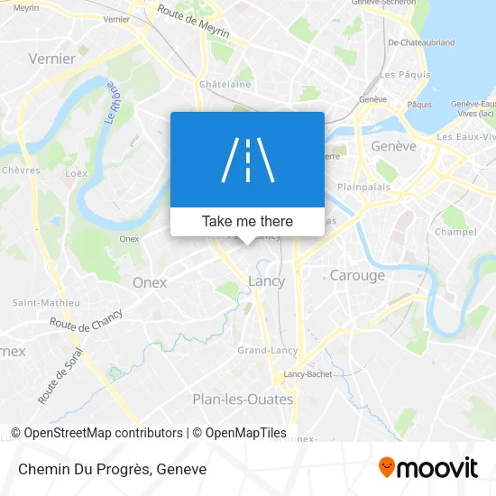 Chemin Du Progrès map