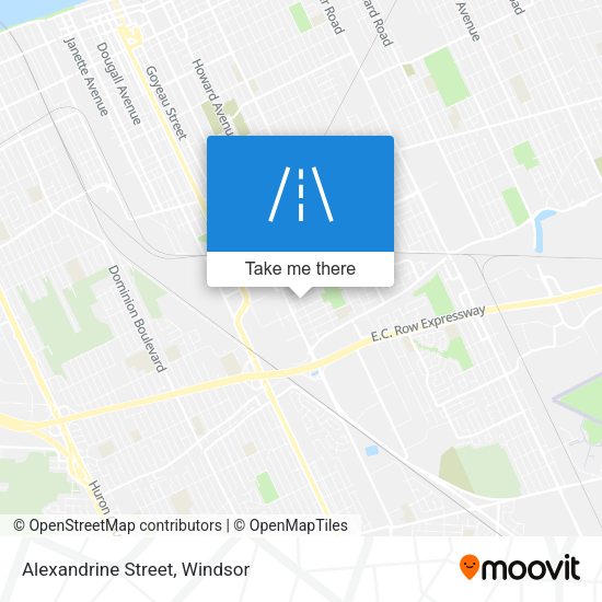 Alexandrine Street plan