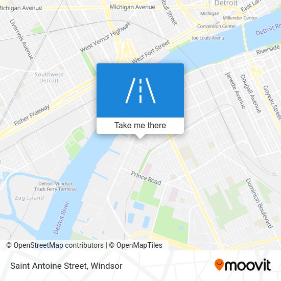 Saint Antoine Street map