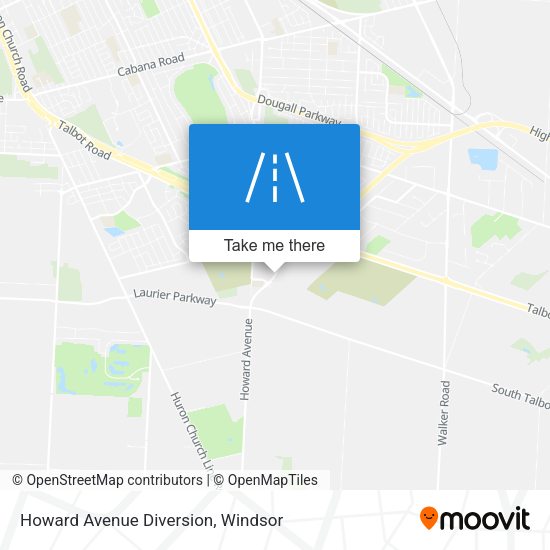 Howard Avenue Diversion plan