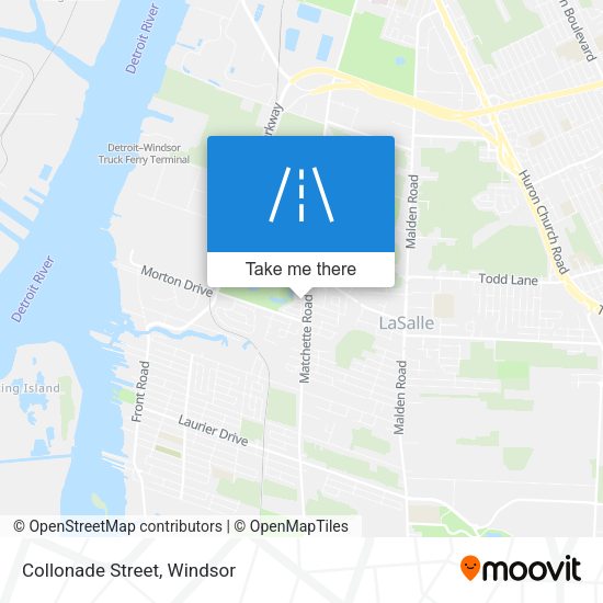 Collonade Street plan