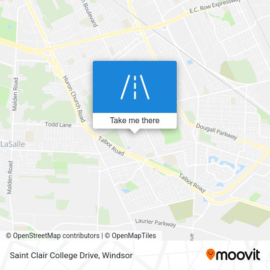 Saint Clair College Drive plan