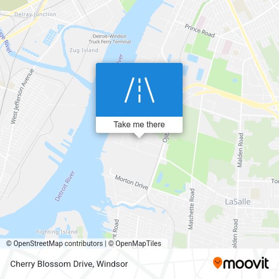 Cherry Blossom Drive map