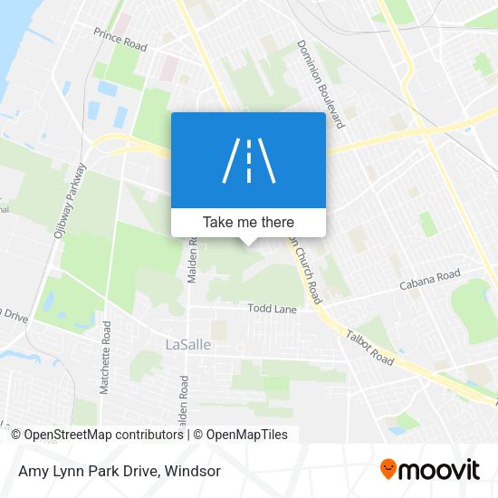 Amy Lynn Park Drive map