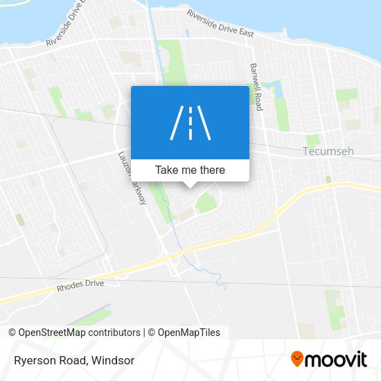 Ryerson Road map