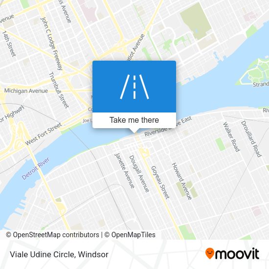 Viale Udine Circle plan